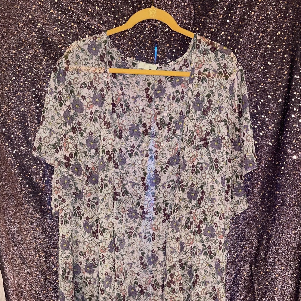 Floral print Kimono